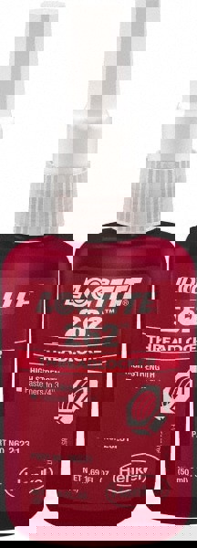 Threadlocker: Red, Liquid, 50 mL, Bottle